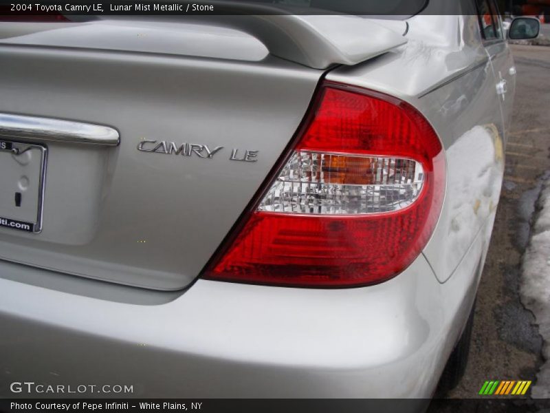 Lunar Mist Metallic / Stone 2004 Toyota Camry LE
