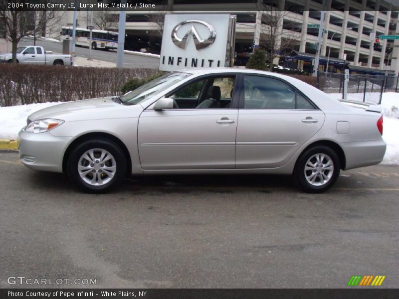 Lunar Mist Metallic / Stone 2004 Toyota Camry LE