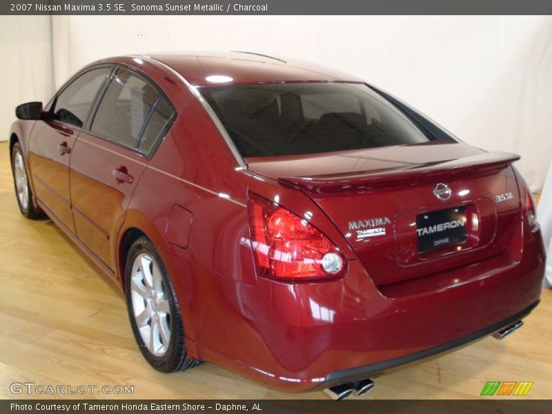Sonoma Sunset Metallic / Charcoal 2007 Nissan Maxima 3.5 SE