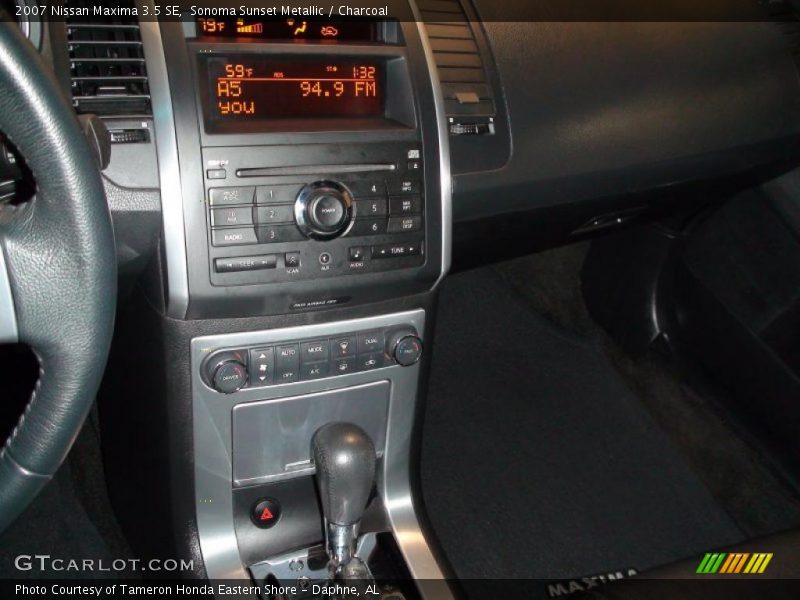 Sonoma Sunset Metallic / Charcoal 2007 Nissan Maxima 3.5 SE
