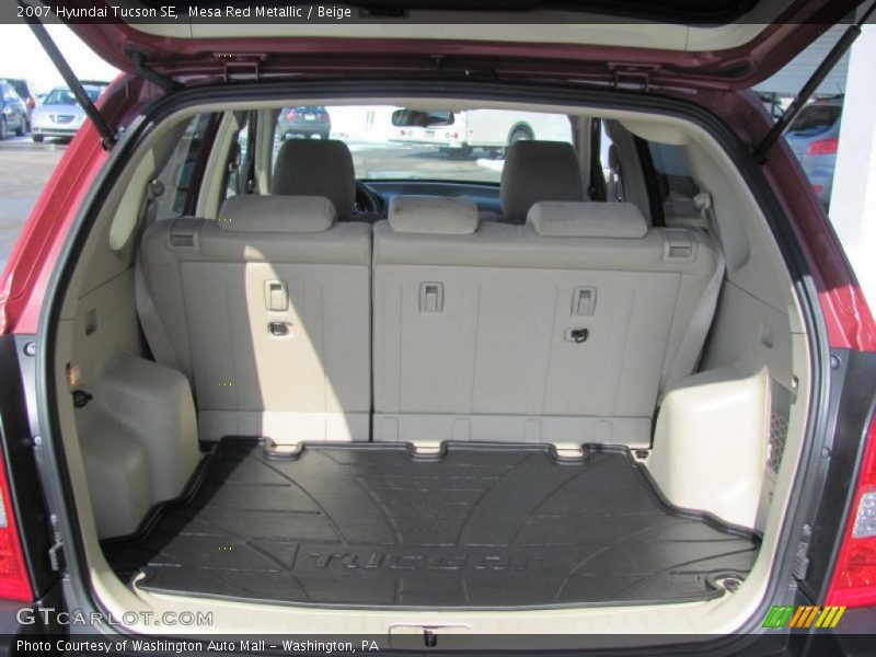 Mesa Red Metallic / Beige 2007 Hyundai Tucson SE