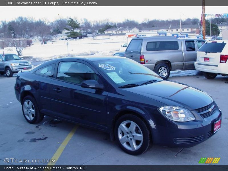 Slate Metallic / Ebony 2008 Chevrolet Cobalt LT Coupe