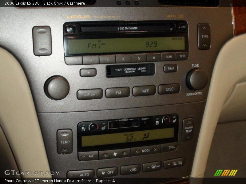 Black Onyx / Cashmere 2006 Lexus ES 330