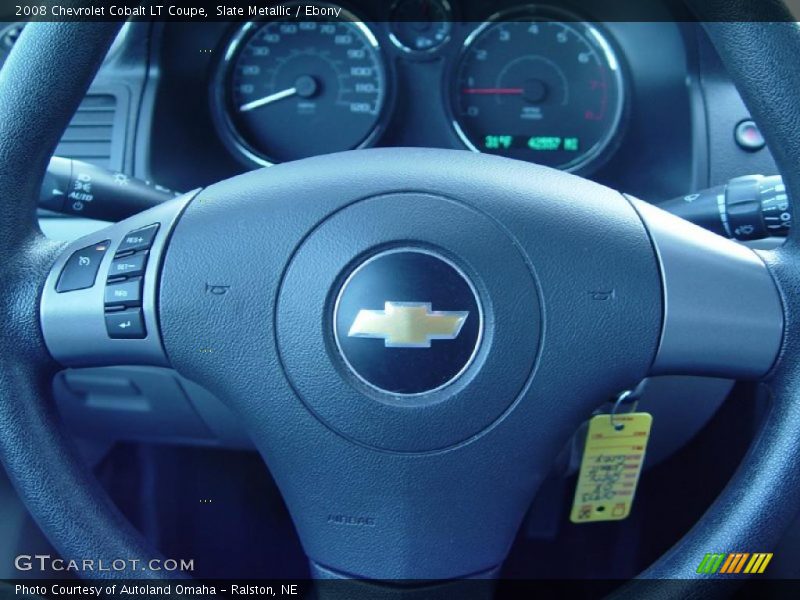 Slate Metallic / Ebony 2008 Chevrolet Cobalt LT Coupe