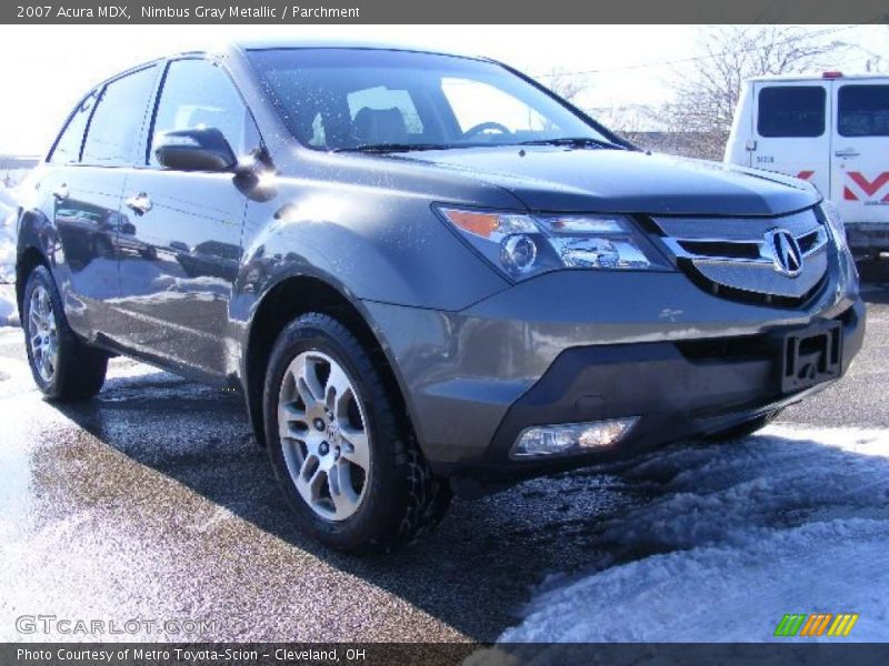 Nimbus Gray Metallic / Parchment 2007 Acura MDX