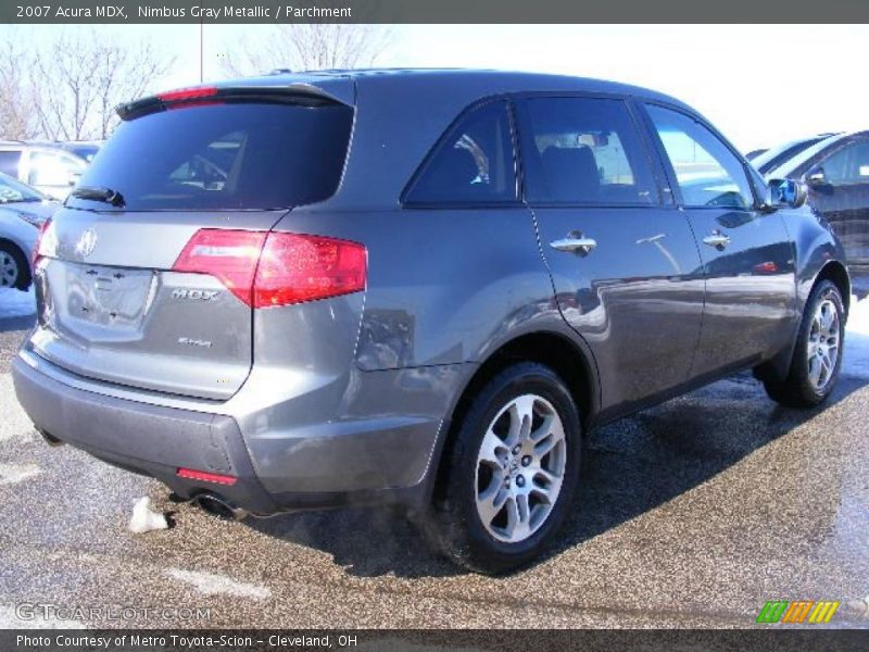 Nimbus Gray Metallic / Parchment 2007 Acura MDX