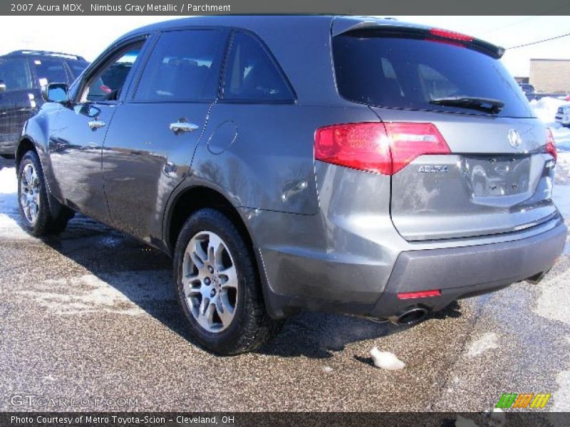 Nimbus Gray Metallic / Parchment 2007 Acura MDX