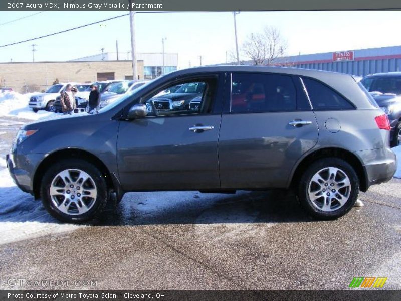 Nimbus Gray Metallic / Parchment 2007 Acura MDX