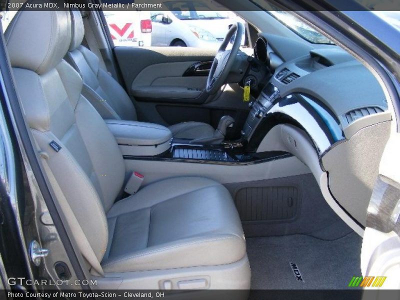Nimbus Gray Metallic / Parchment 2007 Acura MDX