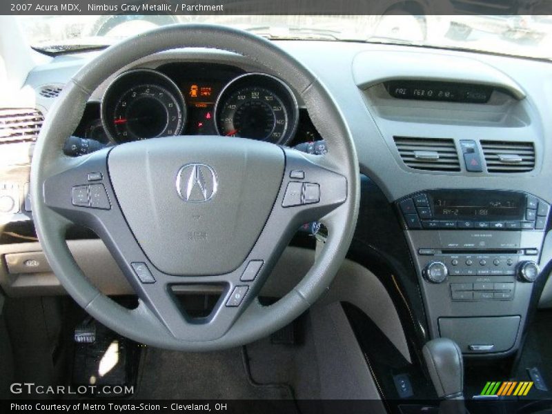 Nimbus Gray Metallic / Parchment 2007 Acura MDX