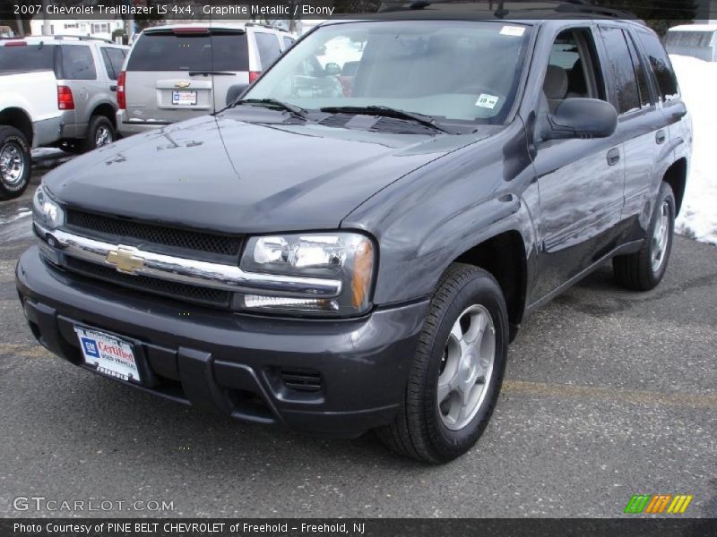 Graphite Metallic / Ebony 2007 Chevrolet TrailBlazer LS 4x4