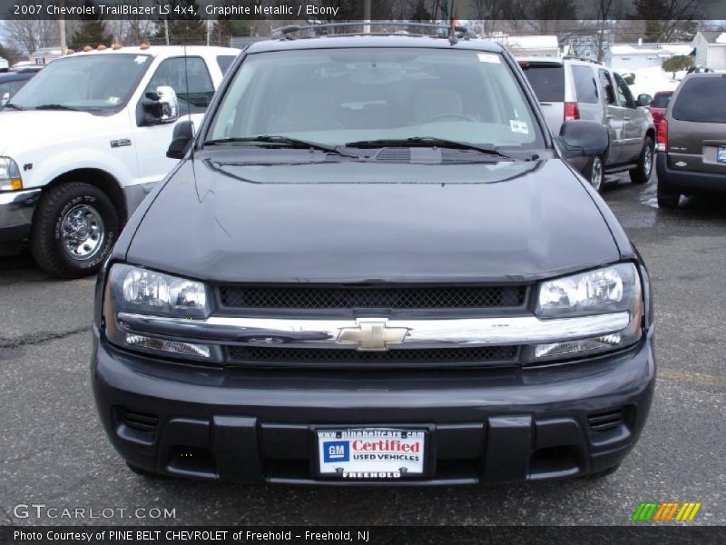 Graphite Metallic / Ebony 2007 Chevrolet TrailBlazer LS 4x4