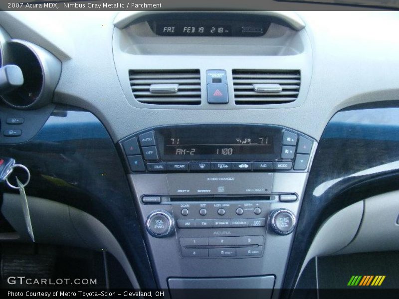 Nimbus Gray Metallic / Parchment 2007 Acura MDX