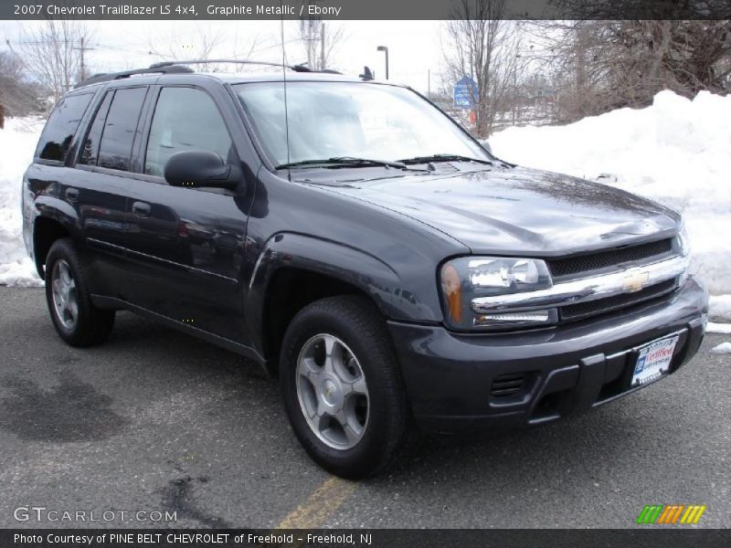 Graphite Metallic / Ebony 2007 Chevrolet TrailBlazer LS 4x4