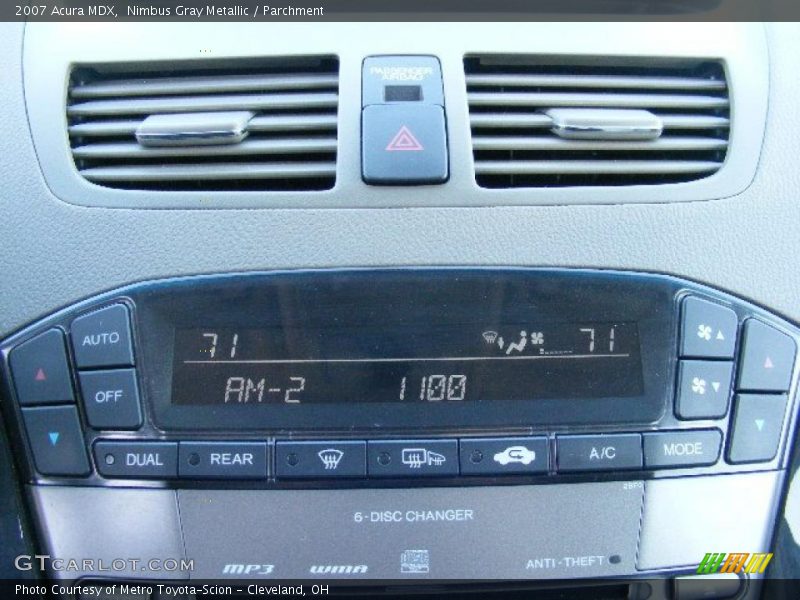 Nimbus Gray Metallic / Parchment 2007 Acura MDX
