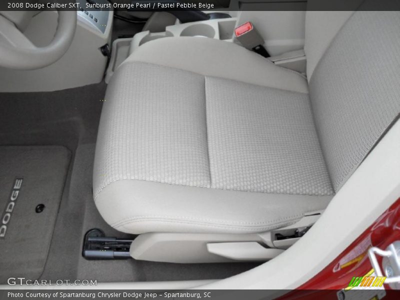 Sunburst Orange Pearl / Pastel Pebble Beige 2008 Dodge Caliber SXT