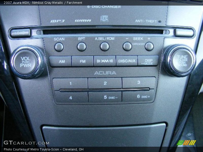 Nimbus Gray Metallic / Parchment 2007 Acura MDX
