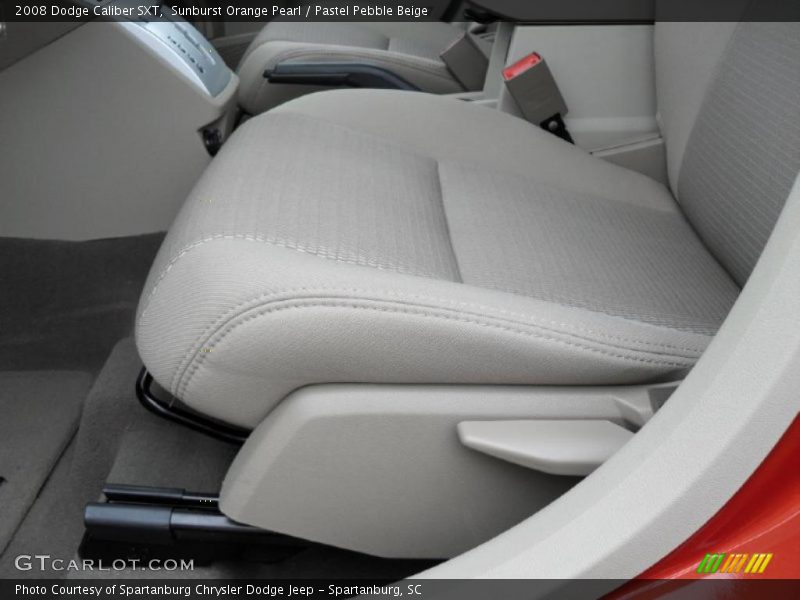 Sunburst Orange Pearl / Pastel Pebble Beige 2008 Dodge Caliber SXT