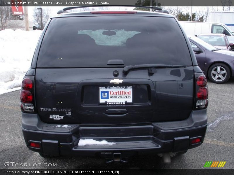 Graphite Metallic / Ebony 2007 Chevrolet TrailBlazer LS 4x4