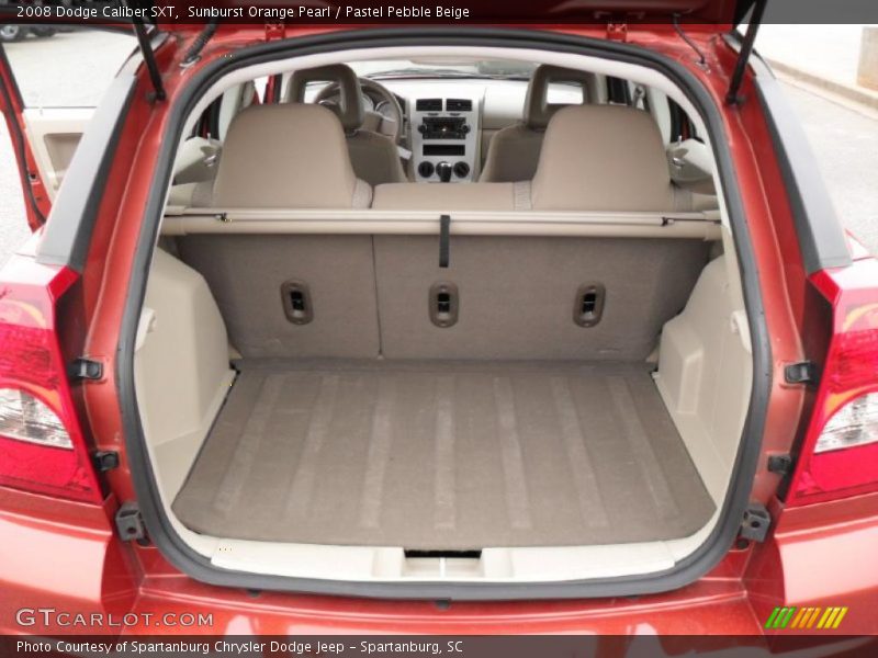 Sunburst Orange Pearl / Pastel Pebble Beige 2008 Dodge Caliber SXT