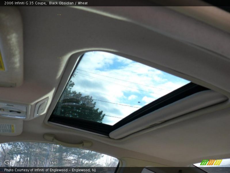 Black Obsidian / Wheat 2006 Infiniti G 35 Coupe