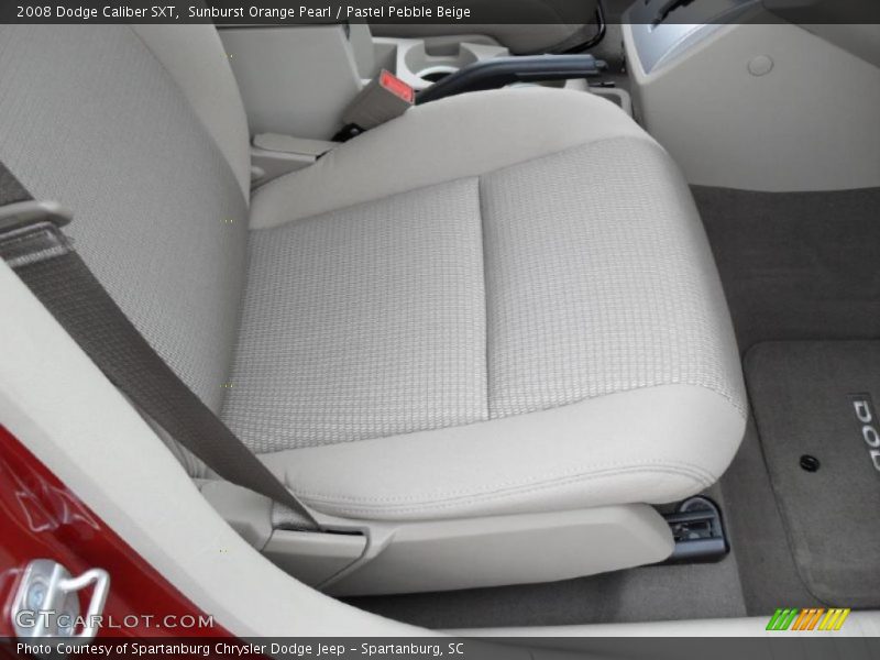 Sunburst Orange Pearl / Pastel Pebble Beige 2008 Dodge Caliber SXT