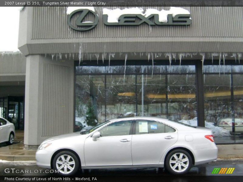 Tungsten Silver Metallic / Light Gray 2007 Lexus ES 350