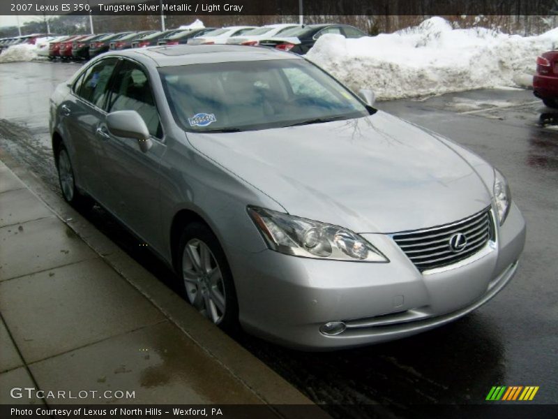 Tungsten Silver Metallic / Light Gray 2007 Lexus ES 350