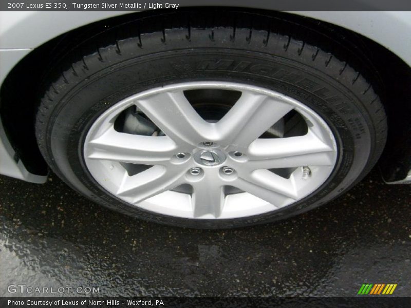 Tungsten Silver Metallic / Light Gray 2007 Lexus ES 350