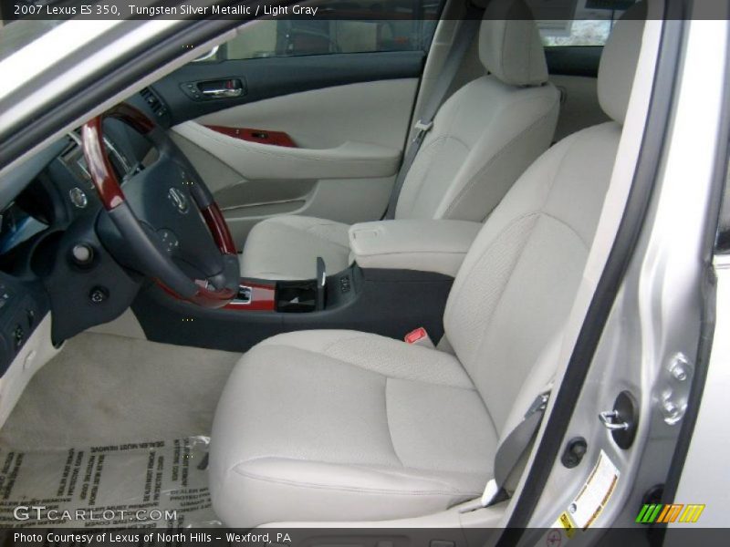 Tungsten Silver Metallic / Light Gray 2007 Lexus ES 350
