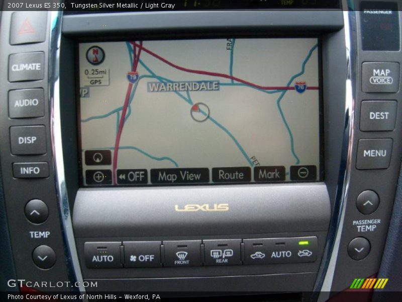 Tungsten Silver Metallic / Light Gray 2007 Lexus ES 350