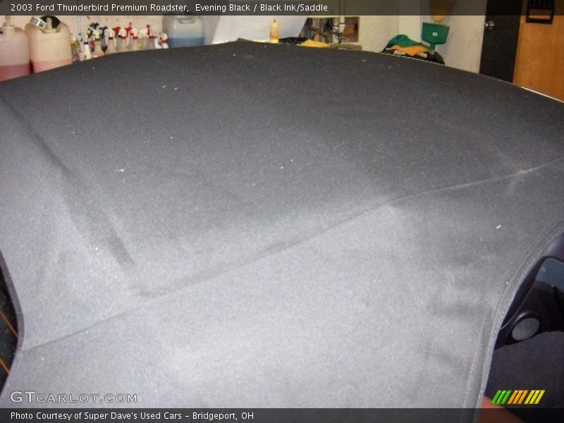 Evening Black / Black Ink/Saddle 2003 Ford Thunderbird Premium Roadster