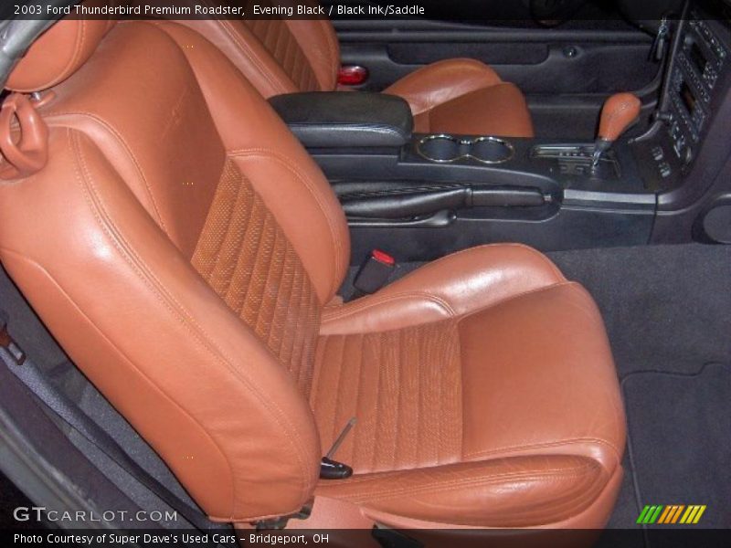 Evening Black / Black Ink/Saddle 2003 Ford Thunderbird Premium Roadster
