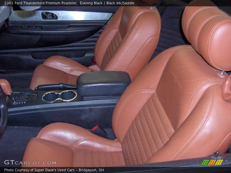 Evening Black / Black Ink/Saddle 2003 Ford Thunderbird Premium Roadster