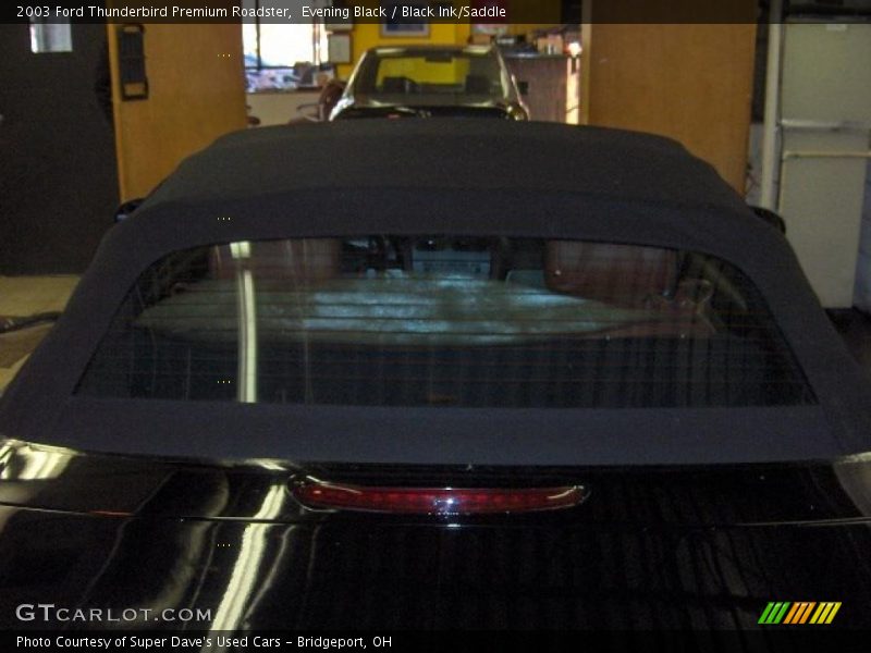 Evening Black / Black Ink/Saddle 2003 Ford Thunderbird Premium Roadster