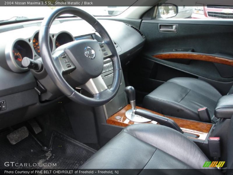 Smoke Metallic / Black 2004 Nissan Maxima 3.5 SL