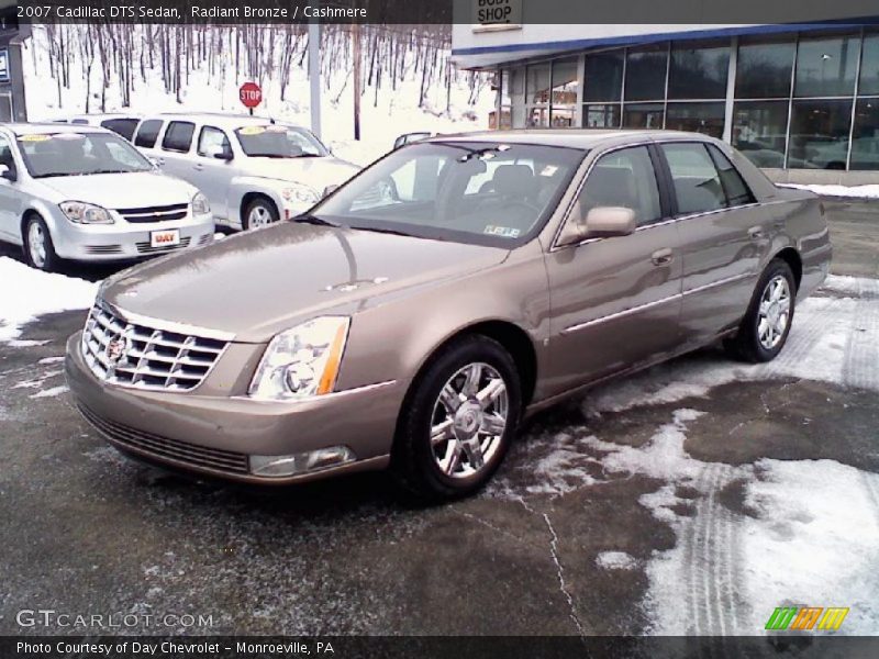 Radiant Bronze / Cashmere 2007 Cadillac DTS Sedan