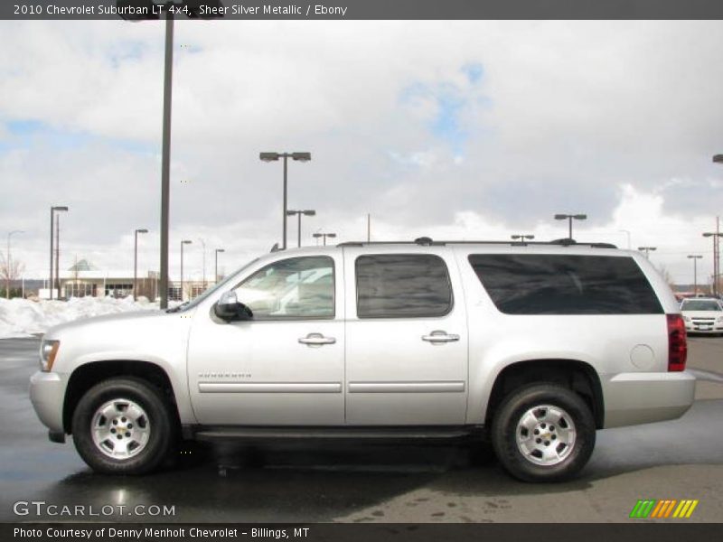 Sheer Silver Metallic / Ebony 2010 Chevrolet Suburban LT 4x4