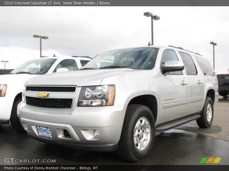 Sheer Silver Metallic / Ebony 2010 Chevrolet Suburban LT 4x4