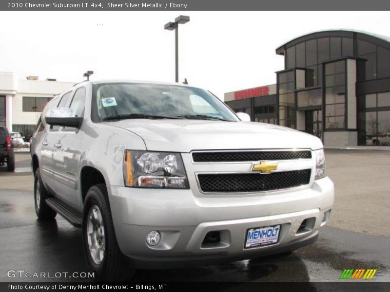 Sheer Silver Metallic / Ebony 2010 Chevrolet Suburban LT 4x4