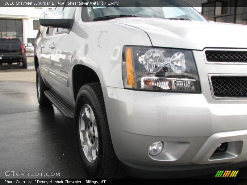 Sheer Silver Metallic / Ebony 2010 Chevrolet Suburban LT 4x4