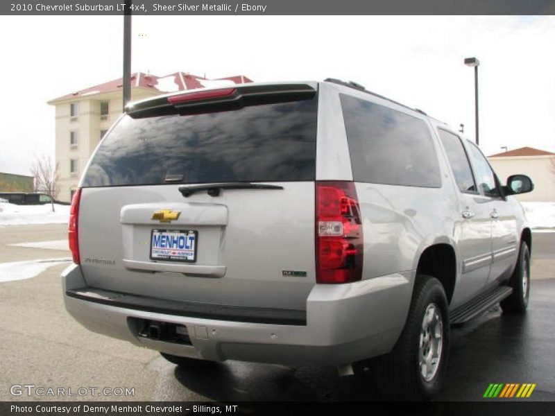 Sheer Silver Metallic / Ebony 2010 Chevrolet Suburban LT 4x4