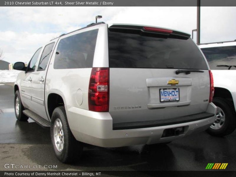 Sheer Silver Metallic / Ebony 2010 Chevrolet Suburban LT 4x4