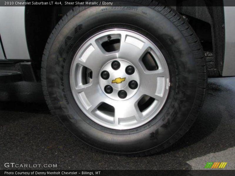 Sheer Silver Metallic / Ebony 2010 Chevrolet Suburban LT 4x4