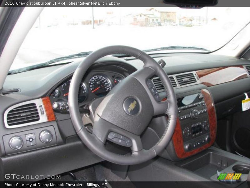 Sheer Silver Metallic / Ebony 2010 Chevrolet Suburban LT 4x4
