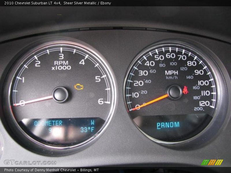 Sheer Silver Metallic / Ebony 2010 Chevrolet Suburban LT 4x4