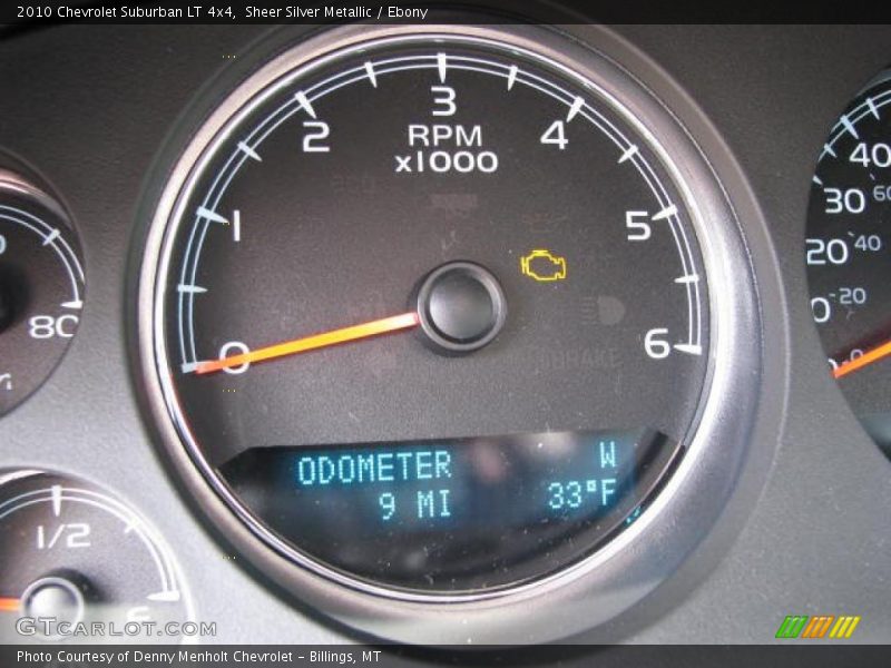 Sheer Silver Metallic / Ebony 2010 Chevrolet Suburban LT 4x4