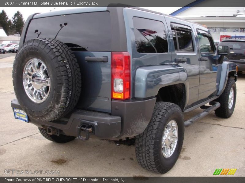 Slate Blue Metallic / Ebony Black 2007 Hummer H3