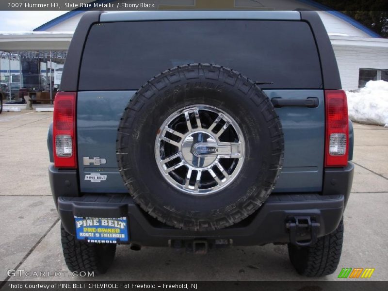 Slate Blue Metallic / Ebony Black 2007 Hummer H3