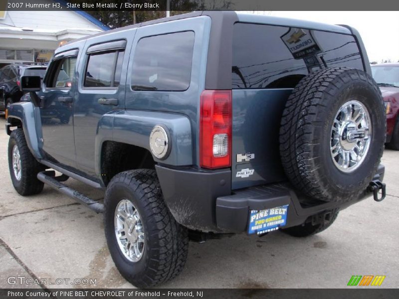 Slate Blue Metallic / Ebony Black 2007 Hummer H3